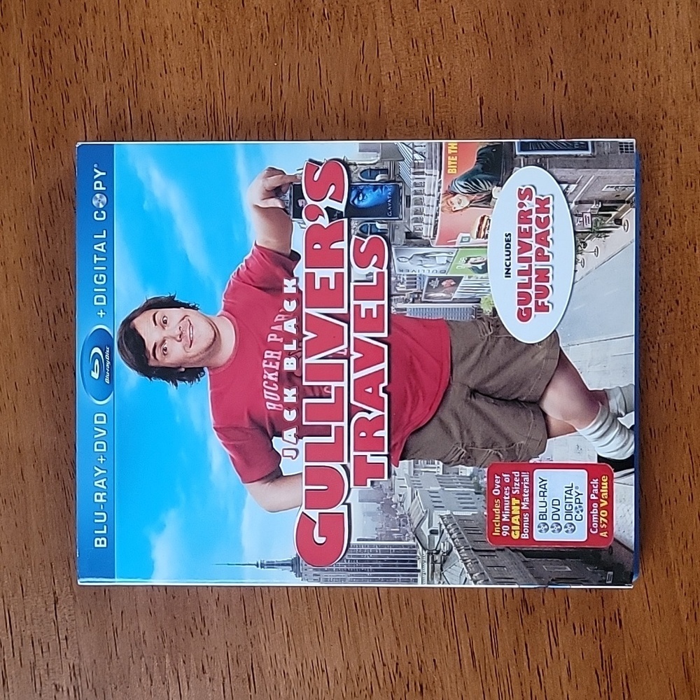 Gulliver’s Travels Blue Ray + DVD + Digital Copy